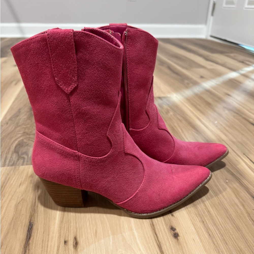 Pink Boots size 8.5